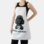 Black Poodle Kaffee nichts außer schwarz Schürze (InSitu)