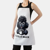 Black Poodle Lieben Black Coffee Schürze (InSitu)