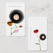Black Poppy Visitenkarte (Vorne/Hinten)