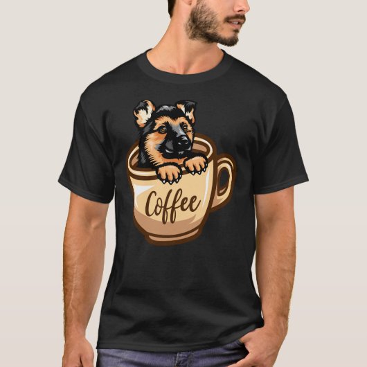 Black Portrait Head Vector T-Shirt (Vorderseite)