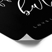 Black Poster (Ecke)