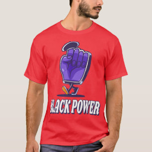 Black Power Panther Party Oakland 1966 Cartoon Fis T-Shirt