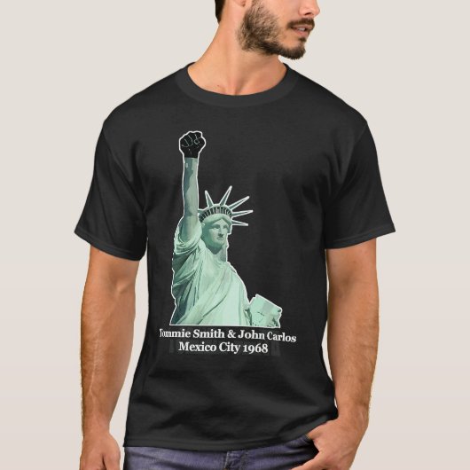 Black Power Salute Mexico City 1968 T-Shirt (Vorderseite)