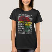 Black Power Shirt History Month African American P (Vorderseite)
