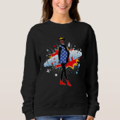 Black Pregnant Moms Rock Pregnant Mom Pregnancy Sweatshirt (Vorderseite)