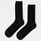 Black Premium Crew Socken (Linkes Detail)