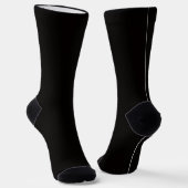 Black Premium Crew Socken (Gewinkelt)