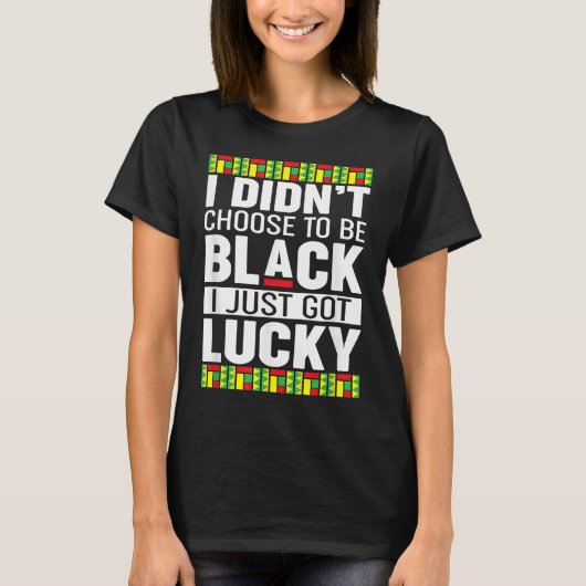 Black Pride  Black History Month T-Shirt (Vorderseite)