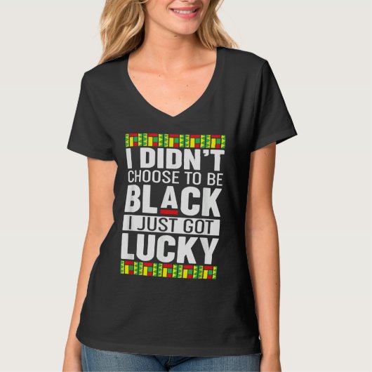 Black Pride Black History Month T-Shirt (Vorderseite)