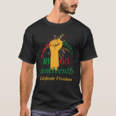 Black Pride freedom Juneteenth  T-Shirt (Vorderseite)
