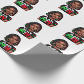 Black Pride Lady Geschenkpapier (Ecke)