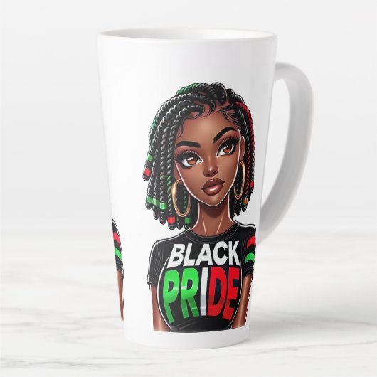 Black Pride Lady Milchtasse (Rechte Ecke)