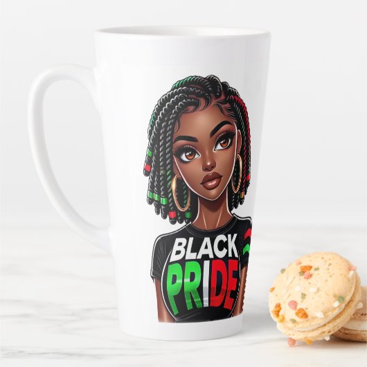 Black Pride Lady Milchtasse (Beispiel)