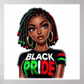 Black Pride Lady Poster (Vorne)