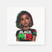 Black Pride Lady Serviette (Vorderseite)
