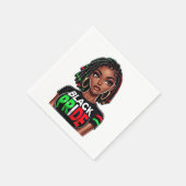 Black Pride Lady Serviette (Ecke)