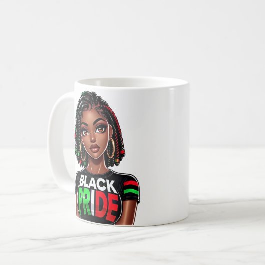 Black Pride Lady Tasse (Vorderseite Links)