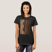 Black Pride Melanin Afro Queens King T-Shirt (Vorne ganz)