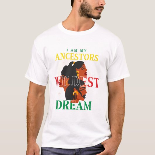 Black Pride Shirt | Ich bin schwarze Geschichte (Vorderseite)