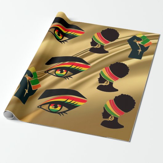 Black Pride Wrapping Paper Geschenkpapier (Ungerollt)