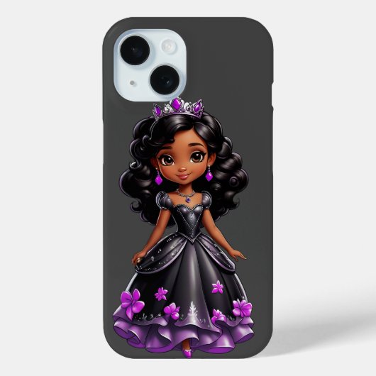Black Princess Case-Mate iPhone Hülle (Rückseite)