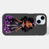 Black Princess Case-Mate iPhone Hülle (Rückseite (Horizontal))