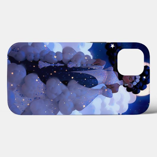 Black Princess Fantasy Art Case-Mate iPhone Hülle (Rückseite (Horizontal))