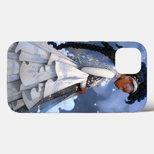 Black Princess Fantasy Art Case-Mate iPhone Hülle (Rückseite (Horizontal))