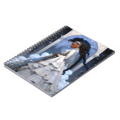 Black Princess Fantasy Art Notizblock (Linke Seite)