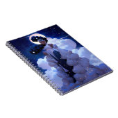 Black Princess Fantasy Art Notizblock (Rechte Seite)