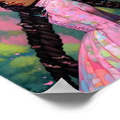 Black Princess Fantasy Art Poster (Ecke)