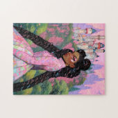 Black Princess Fantasy Art Puzzle (Horizontal)