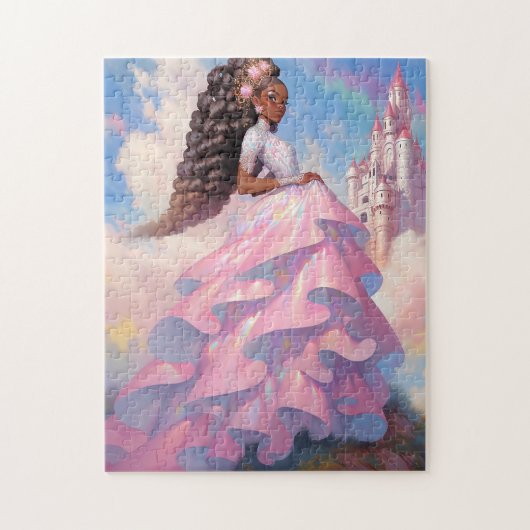 Black Princess Fantasy Art Puzzle (Vertikal)
