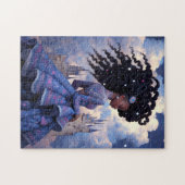 Black Princess Fantasy Art Puzzle (Horizontal)