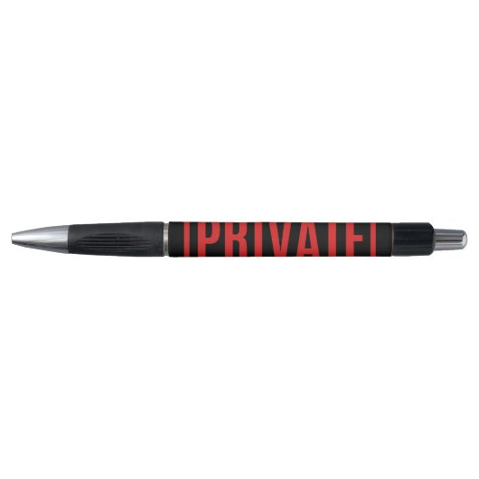 Black Private Kugelschreiber (Vorderseite)