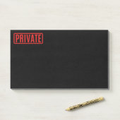 Black Private Post-it-Notizen Post-it Klebezettel (Auf Schreibtisch)