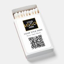 Black Promo Corporate Business Logo QR Code