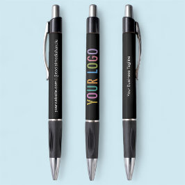 Black Promotion Pen mit Logo-Business Kugelschreiber
