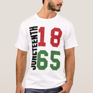 Black Proud African American for Juneteenth 1865 T-Shirt