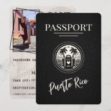 Black Puerto Rico Passport