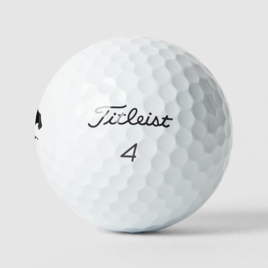 Black Pug Golfball (Logo)