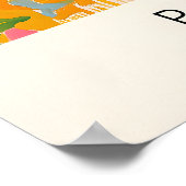 Black Pug in Bathtub Art Print Funny Dog Bathroom Poster (Ecke)