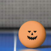 Black Pumpkin Face Ping Pong Ball Tischtennisball (Netto)