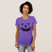Black Pumpkin Face T - Shirt (Vorne ganz)