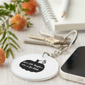 Black Pumpkin Halloween Schlüsselanhänger (Vorderseite rechts)