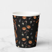 🖤 Black Pumpkin King Halloween Cup 🎃 Pappbecher (Rechts)