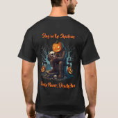 🖤 Black Pumpkin King Halloween T-Shirt 🎃 (Rückseite)