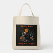 🖤 Black Pumpkin King Halloween Tasche 🎃 (Rückseite)