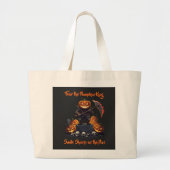 🖤 Black Pumpkin King Halloween Tasche 🎃 (Vorne)
