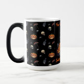 🖤 Black Pumpkin King Halloween Tasse 🎃 (Links)